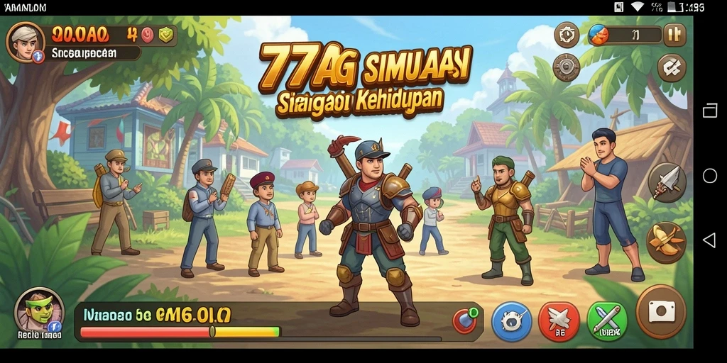 Tampilan gameplay 77AG yang memukau dan interaktif.