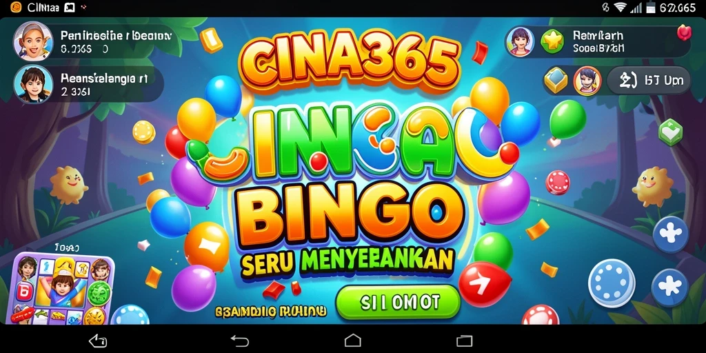Tampilan gameplay seru dan interaktif dalam CINA365 Bingo.