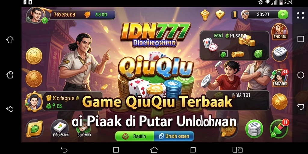 Screenshot gameplay QiuQiu di IDN777 yang seru dan kompetitif.