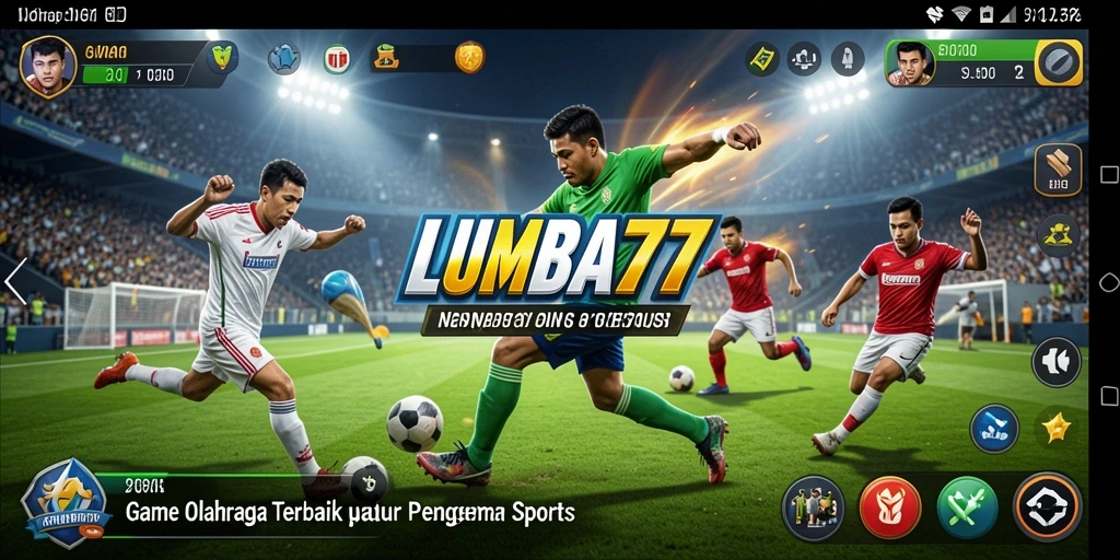 Tampilan gameplay seru LUMBA77 dengan aksi olahraga yang mendebarkan.