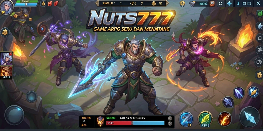 Tangkapan layar NUTS777 menampilkan aksi pertempuran yang mendebarkan dan grafis luar biasa.