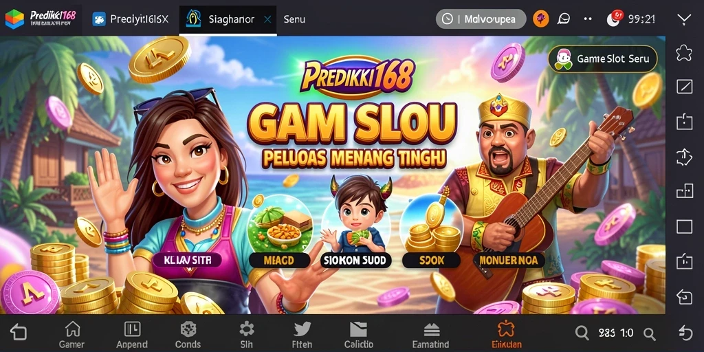 Tampilan menarik dari gameplay Slot di PREDIKSI168.
