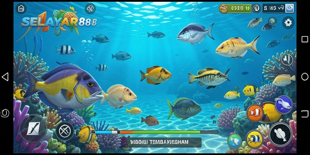 Tampak serunya gameplay Tembak Ikan di SELAYAR88.