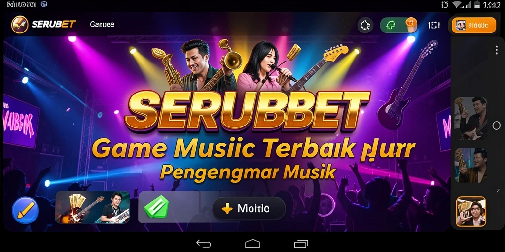 Tampilan menarik dari gameplay SERUBET yang seru dan interaktif.