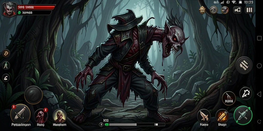 Screenshot gameplay SPN88 menampilkan aksi seram yang mendebarkan.