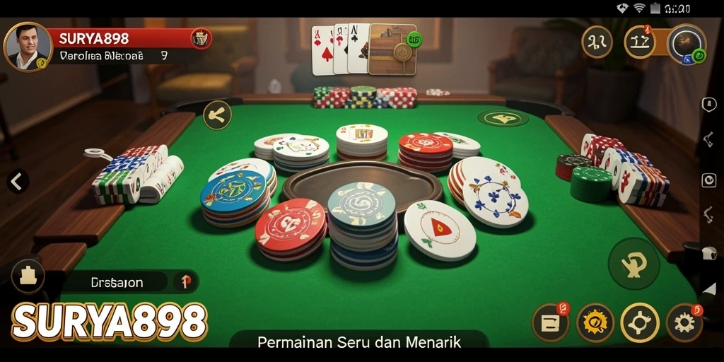 Tampilan gameplay seru dan interaktif dari SURYA898.