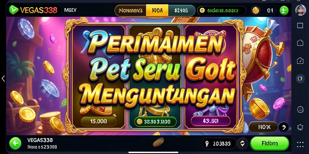 Tampilan gameplay slot yang mengasyikkan di VEGAS338.