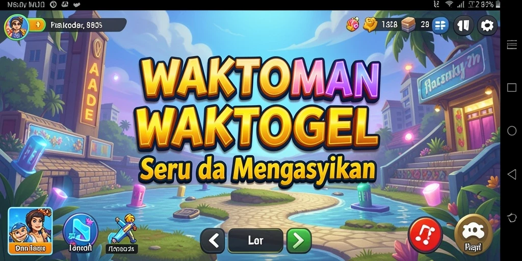 Gameplay seru dari WAKTOGEL dengan berbagai tantangan menarik.