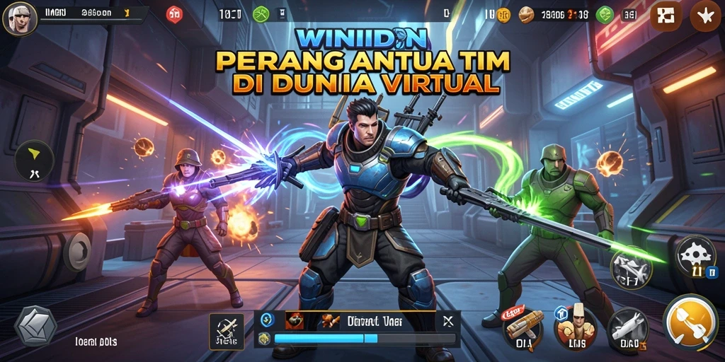 Tangkapan layar menunjukkan pertempuran epik di WINIDN.